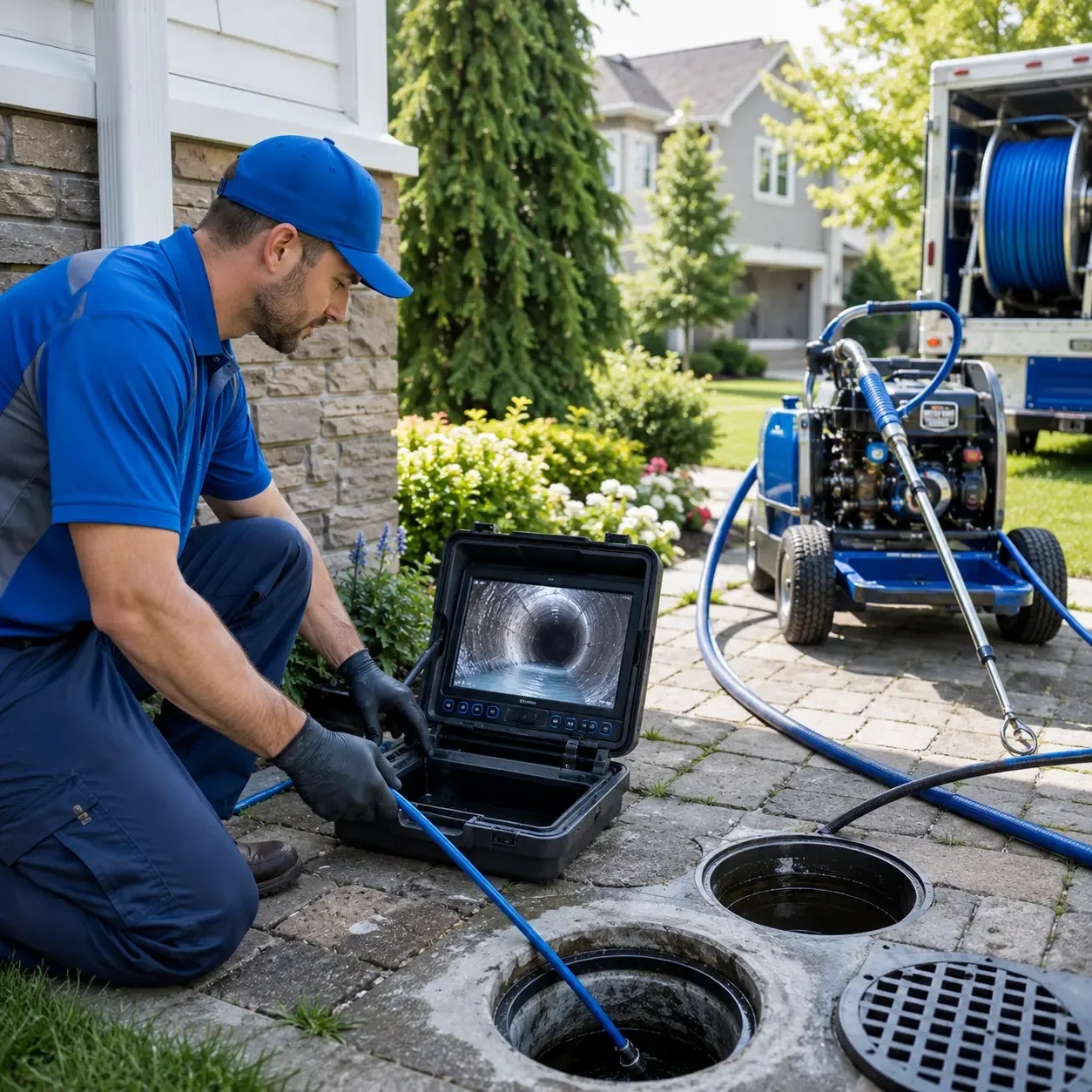 Outdoor drain cleaning professionals serving Oakland City, IN